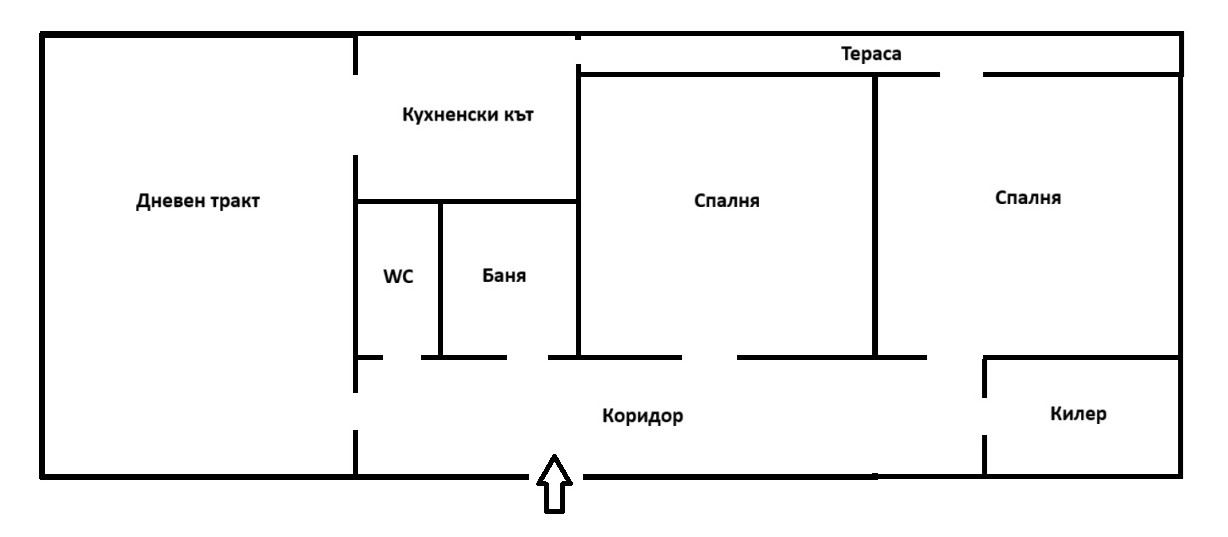 3-стаен - Варна, Трошево - 0