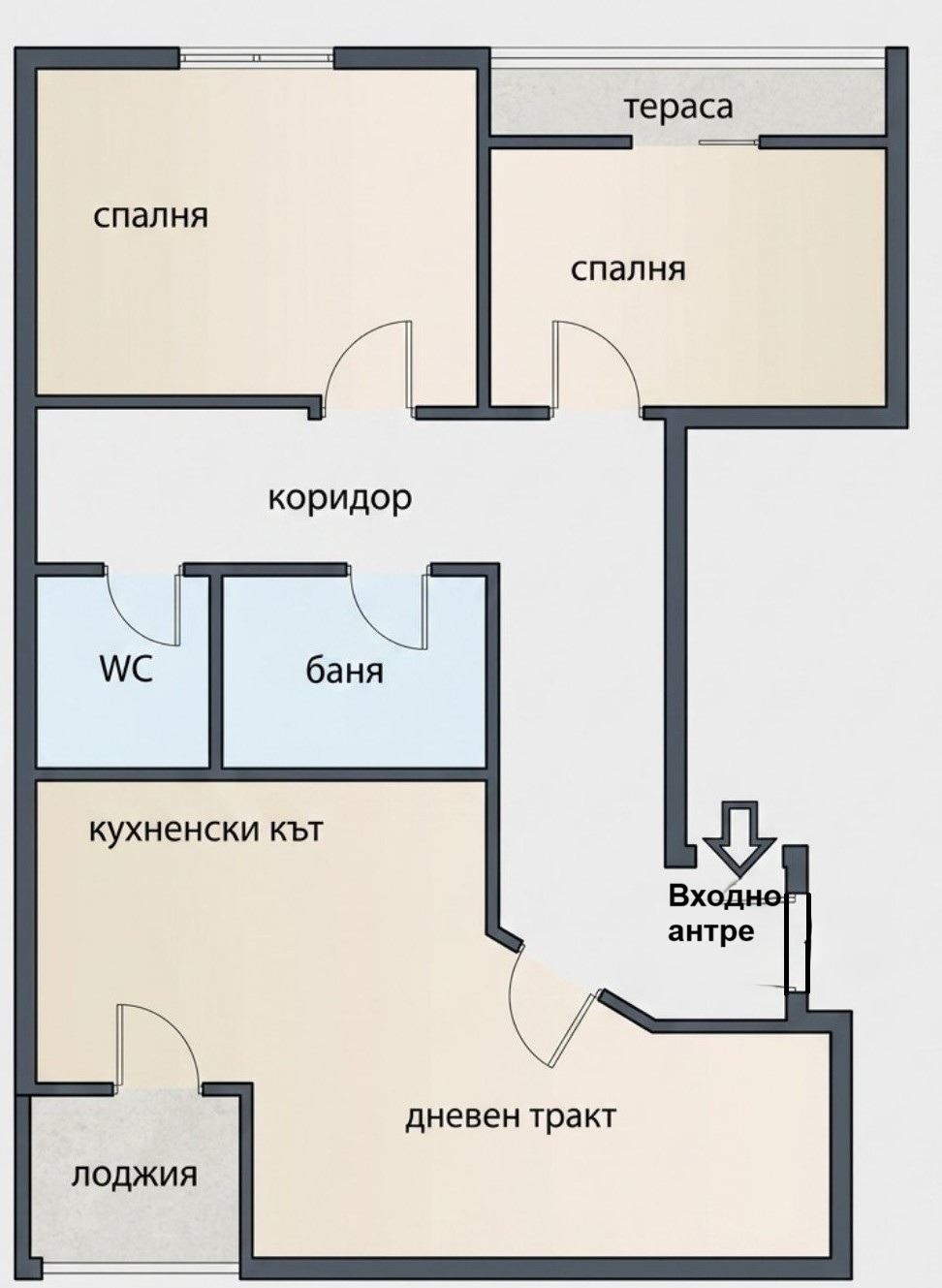 3-стаен - Варна, Виница - 0